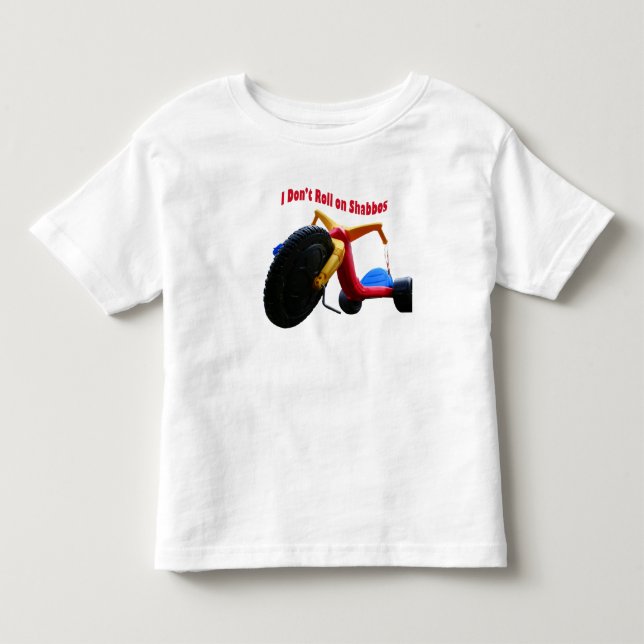 Jag rullar inte på Shabbos Tee Shirt (Framsida)