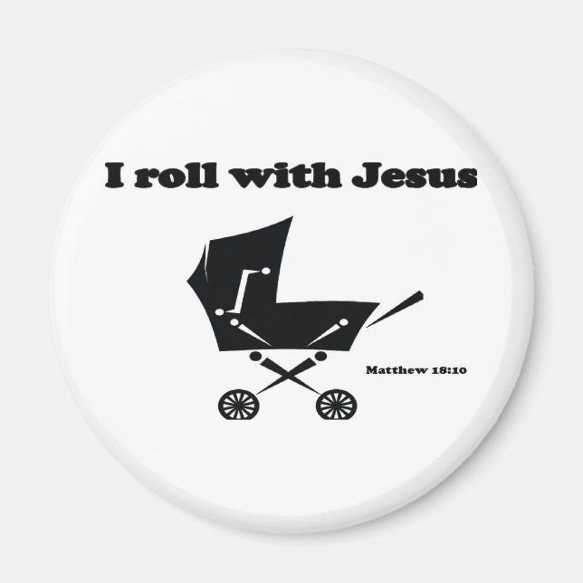 Jag rullar med Jesus Magnet (Framsidan)