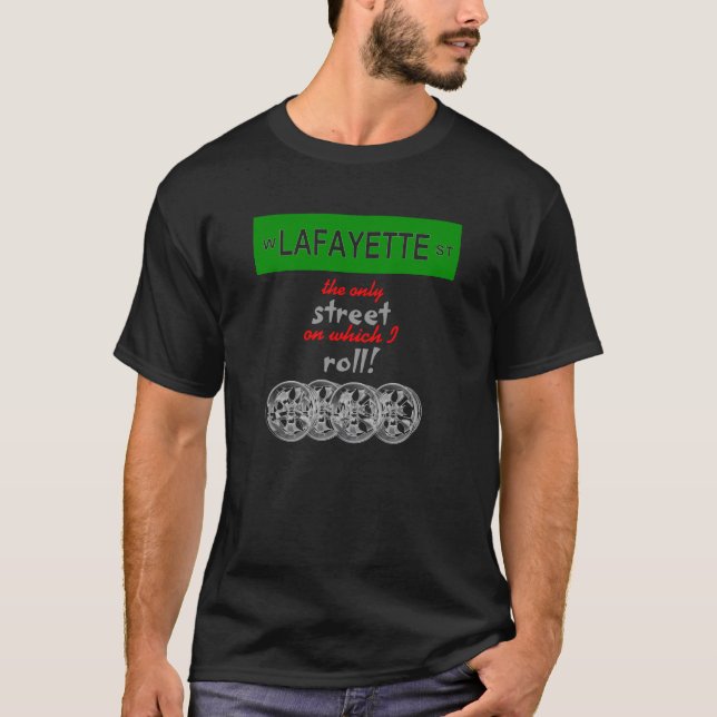 Jag rullar med Lafayette T-shirt (Framsida)