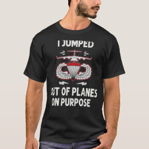 Jag rusade ut ur Flygplan i syfte T Shirt