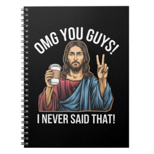 Jag sa aldrig att det var det. anteckningsbok