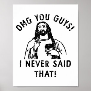 Jag sa aldrig att Jesus _1 Poster