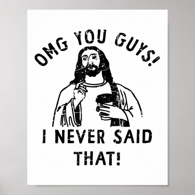 Jag sa aldrig att Jesus _1 Poster (Framsidan)