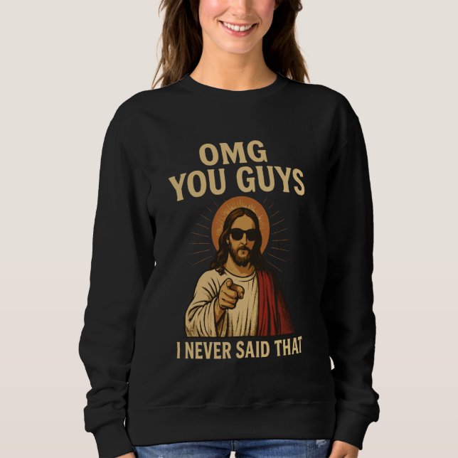 Jag sa aldrig att Jesus T Shirt (Framsida)