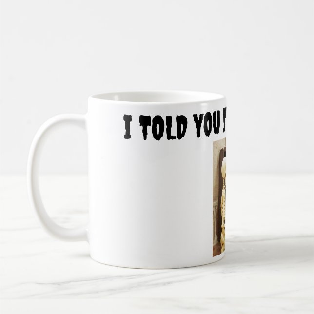 Jag sa att det var en Bullseye Kaffemugg (Vänster)