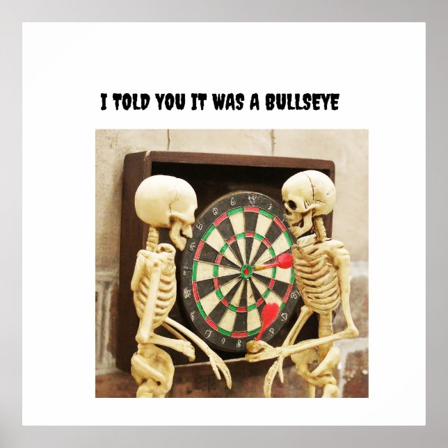 Jag sa att det var en Bullseye Poster (Framsidan)