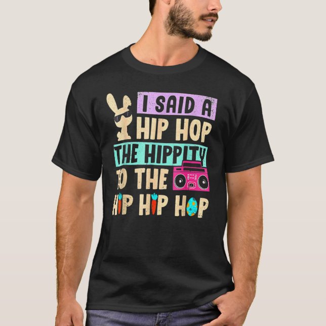 Jag sa att höften låg i Skutt Hip hop. T Shirt (Framsida)
