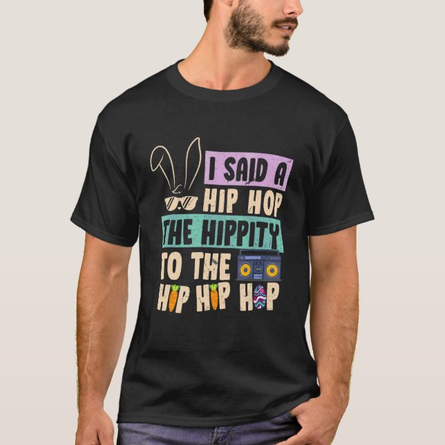 Jag sa att höften låg i Skutt Hip hop. T Shirt (Framsida)