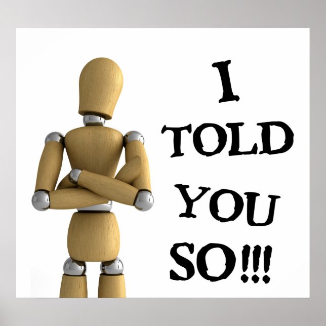 Jag sa det - Poster (Framsidan)