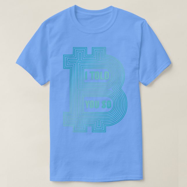 Jag sa det till dig t shirt (Design framsida)