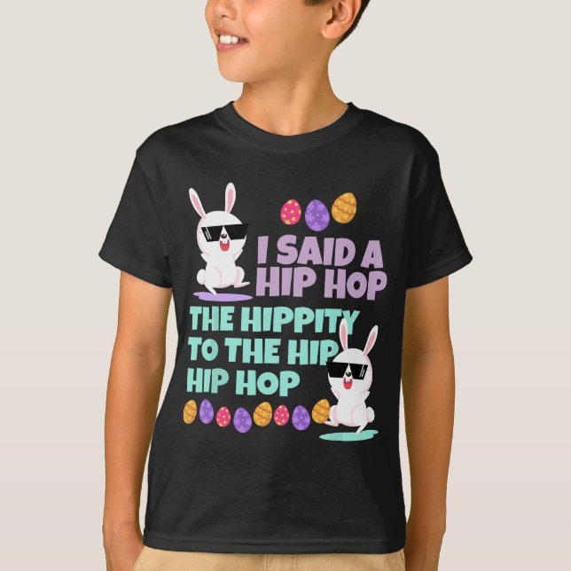 Jag sa en Hip hop Hippity Småbarn Baby T Shirt (Framsida)