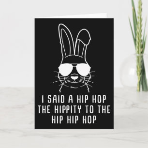Jag sa hippa the hippity att hoppa hip hop kanin r kort