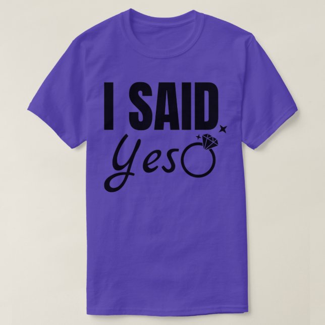 Jag sa ja 1 t shirt (Design framsida)
