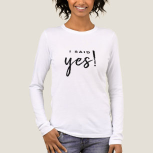 Jag Sa Ja Bröllopsfest T Shirt
