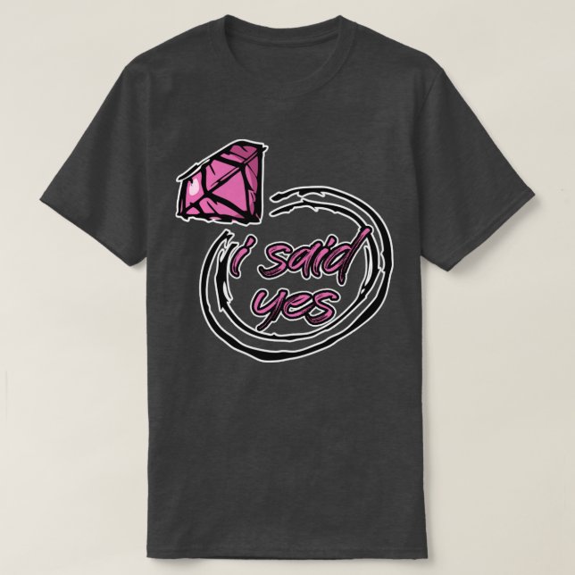 Jag sa ja t shirt (Design framsida)