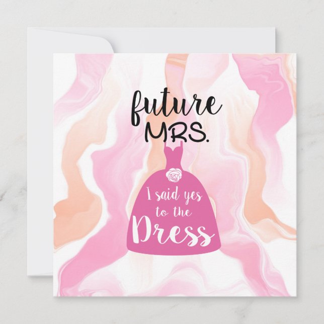 Jag sa ja till den här rosan av klädbrud Möhippa (Framsida)