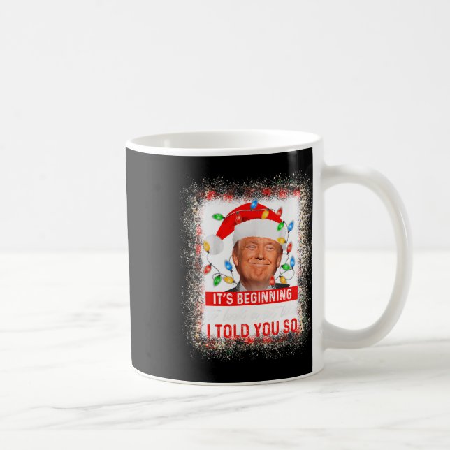 Jag sa ju att du var så jävla knapp X Kaffemugg (Höger)