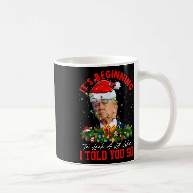 Jag sa ju att du var så jävla knapp X Kaffemugg (Höger)