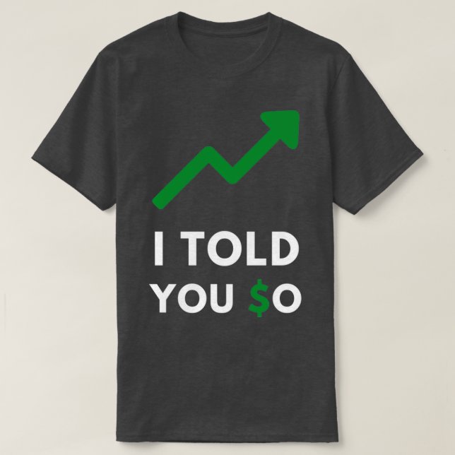 Jag sa ju så trender t shirt (Design framsida)
