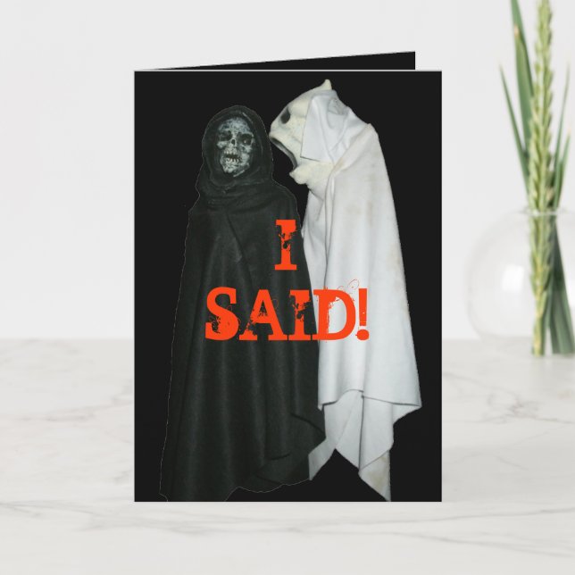 Jag sa! kort (Framsida)