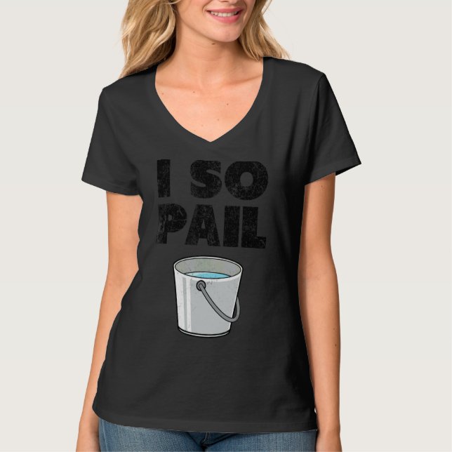 Jag så Pail Puns Goofy citerar Slogan T Shirt (Framsida)