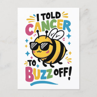 Jag sa till cancern att sticka vykort