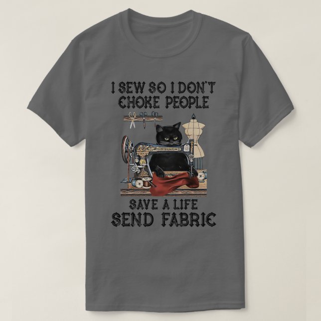 Jag såg att jag Donx27t Choke People Spara A Life  T Shirt (Design framsida)