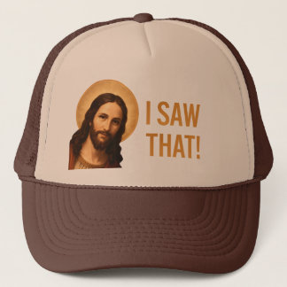Jag såg att Jesus funy Christian Citote Keps