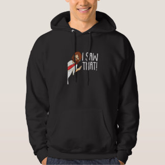 Jag såg att Jesus jultomte Religiösa Christi Hoodie