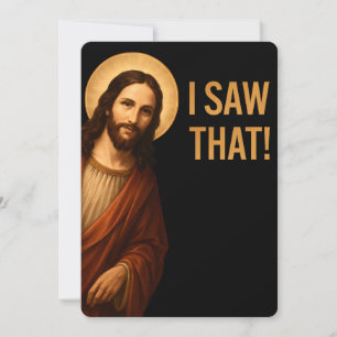 Jag såg att Jesus var rolig kristen citat Inbjudningar