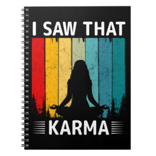 Jag såg att Karma Anteckningsbok