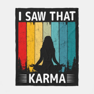 Jag såg att Karma Fleecefilt