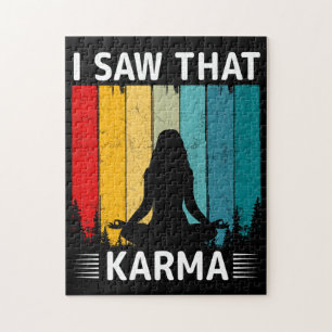 Jag såg att Karma Pussel