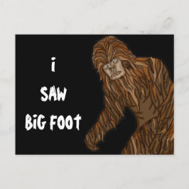 Jag såg Big Foot Vykort
