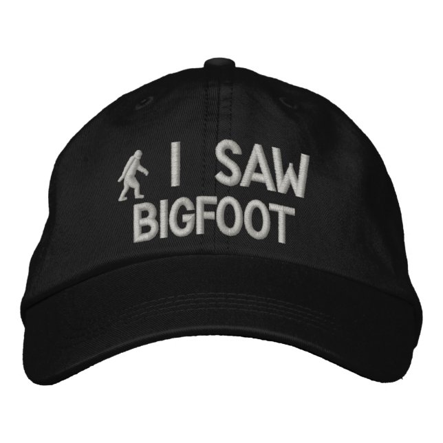 Jag såg Bigfoot Deluxe-versionen Broderad Keps (Framsida)