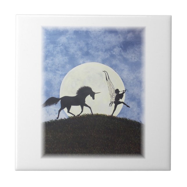 Jag såg dem en natt! kakelplatta (Framsidan)