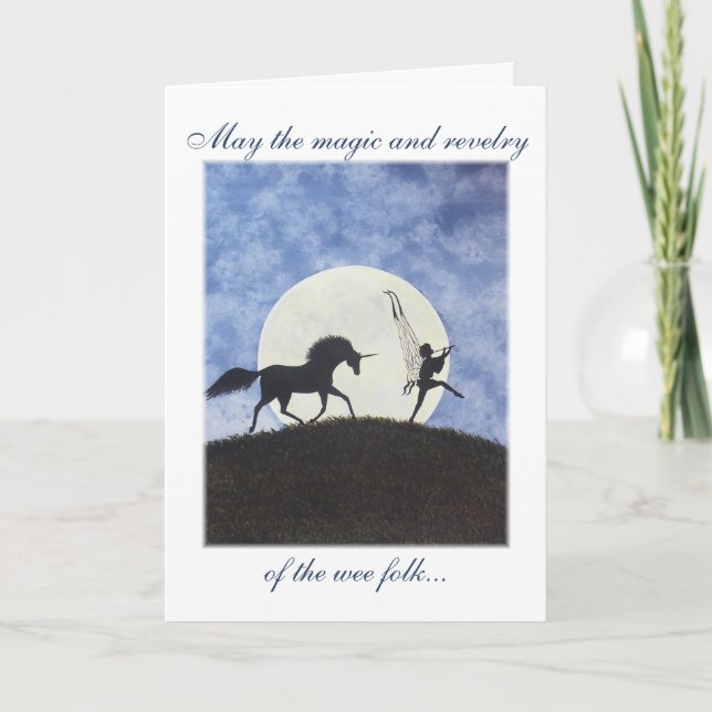 "Jag såg dem en natt"-kort Kort (Framsida)