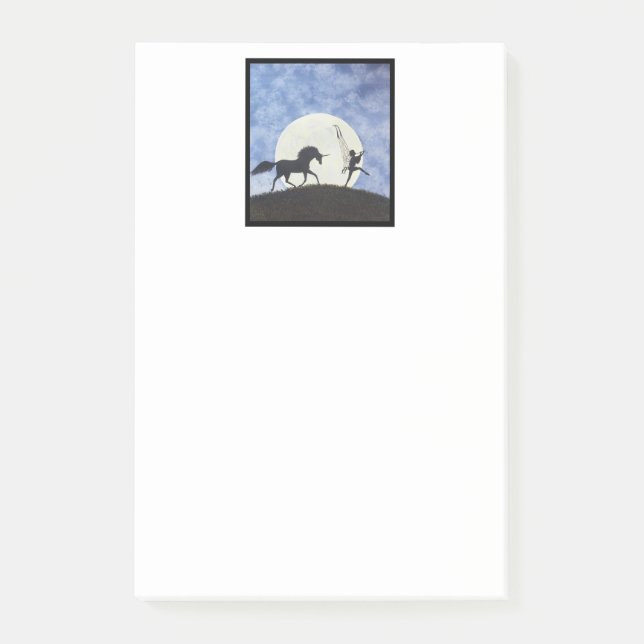 "Jag såg dem en natt!" Post-it Block (Framsida)