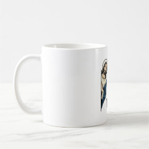 Jag Såg Den Roliga Jesus Titta Vintage T-Shirt Des Kaffemugg