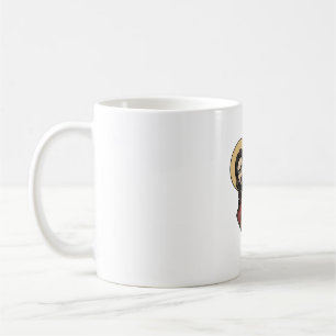 Jag Såg Den Roliga Religiösa Titt Grafisk Design_1 Kaffemugg