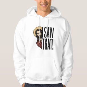Jag Såg Den Roliga Religiösa Titta Grafikdesign_1 Hoodie