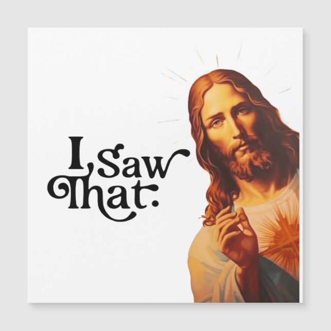 Jag Såg Det, Jesus Konst, Jag Såg Den Jesus  (Framsida)