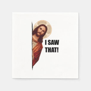 Jag såg det, Jesus konst, Jag såg det Jesus Pappersservett