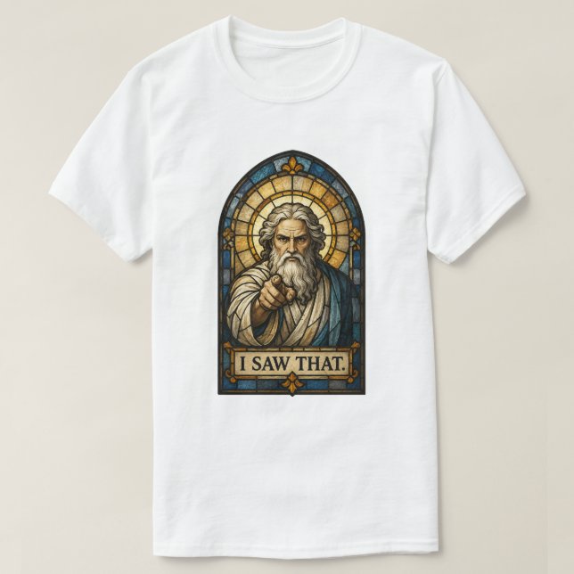 JAG SÅG DET T SHIRT (Design framsida)