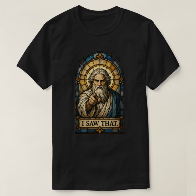 JAG SÅG DET T SHIRT (Design framsida)