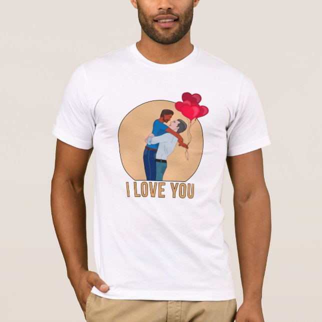 Jag såg dig... och jag visste precis. t shirt (Framsida)