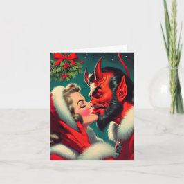 Jag såg Mamma Kissing Satan Kort