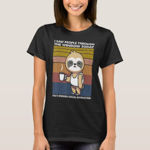 Jag Såg Människor Genom Fönstret Idag Seng djur T Shirt
