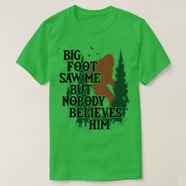 Jag såg mig, men ingen bryr sig om honom t shirt (Design framsida)