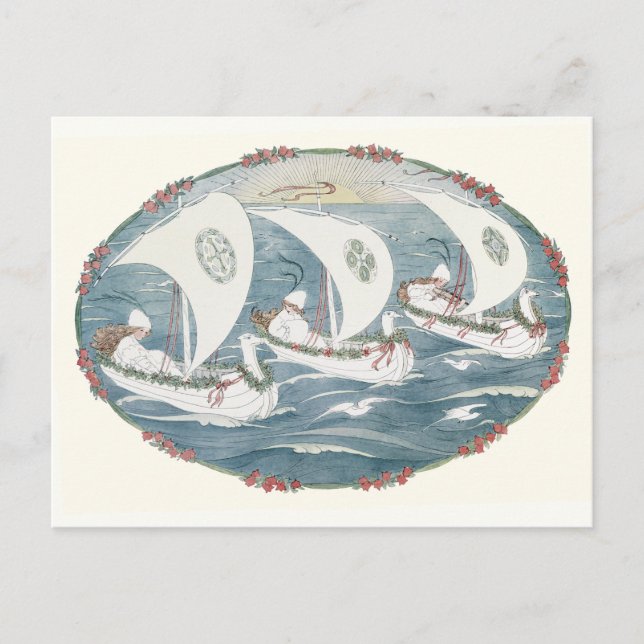 Jag såg tre Fraktaser av H. Willebeek Le Mair Vykort (Framsida)